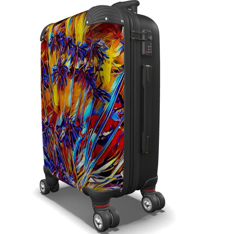 'Agapanthus Carmine' Suitcase