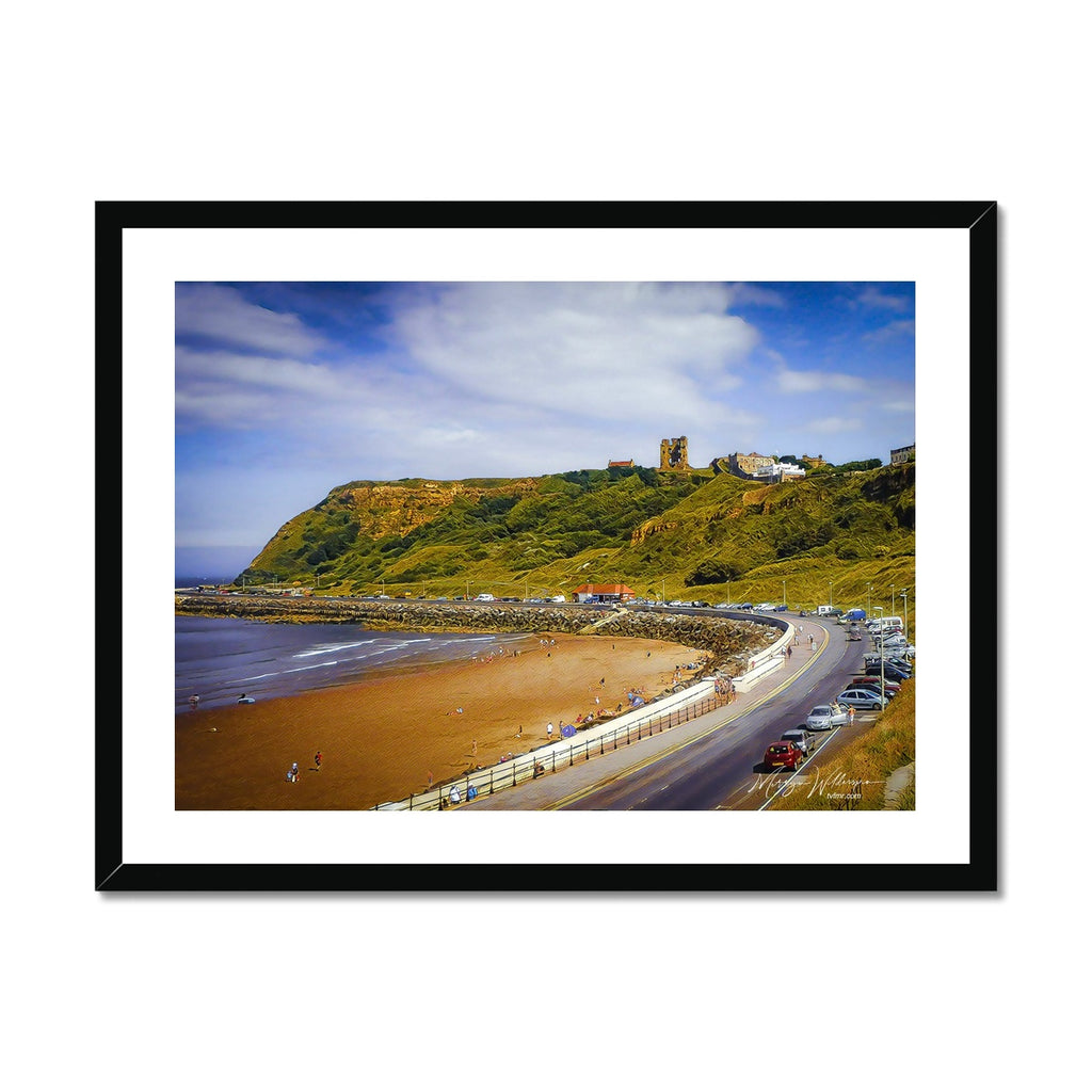 'Castle Headland' Enhanced Photo Framed Print