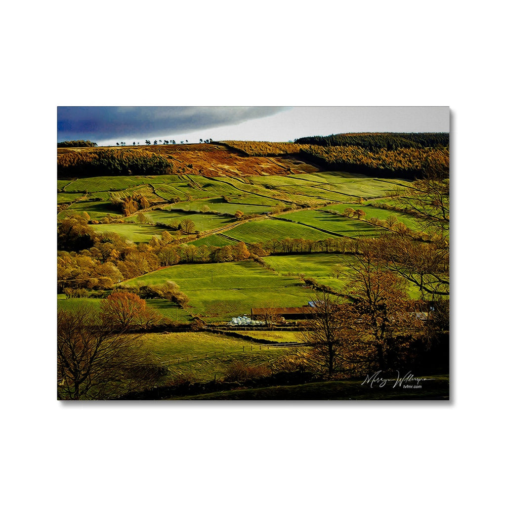 'Rosedale To Cropton' Enhanced Photo Canvas