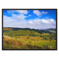 'Hambleton Hills' Enhanced Photo Framed Canvas