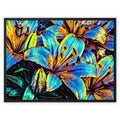 'Lily' Electric Framed Canvas