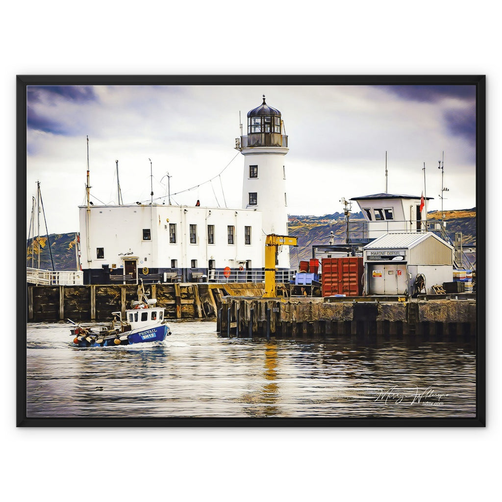 'Catch Of The Day' Enhanced Photo Framed Canvas