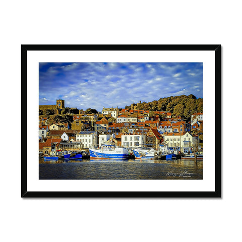 'Sandside Quay' Enhanced Photo Framed Print