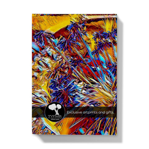 'Agapanthus' Carmine Hardback Journal
