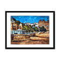 'The First Resort' Watercolour Framed Print
