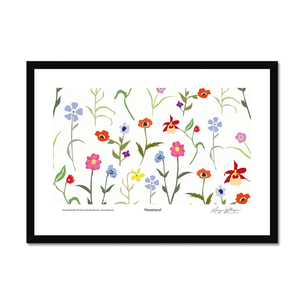 Flowerland Framed & Mounted Print