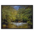 'River Esk' Enhanced Photo Framed Canvas